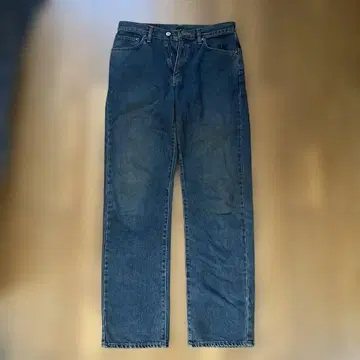 EDWIN 스트레이트 데님 다크 블루