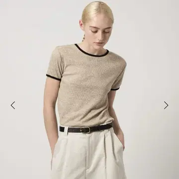 Steven Alan 링거 티셔츠 내추럴