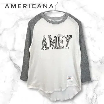 AMERICANA 아메리카나 로고 티셔츠 AMEY 그레이