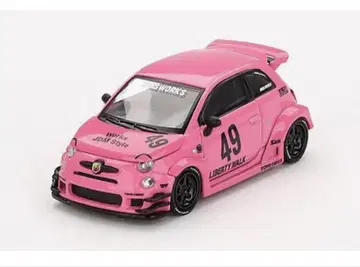 MINI-GT 아바르트 595 LB-WORKS x AbasWorks 핑크
