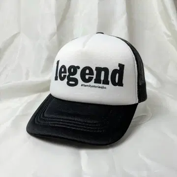레전드 legend 빅 로고 2톤 5패널 메쉬 캡