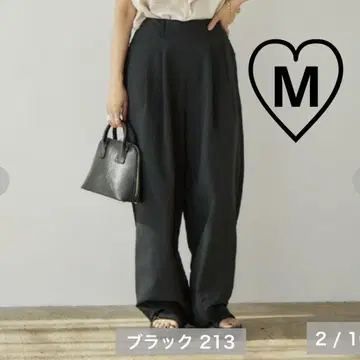 새상품 시마무라 코쿤 팬츠 (다나카 리나) 블랙 M 사이즈
