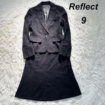 Reflect 정장 셋업 자켓&스커트 라메 블랙 9