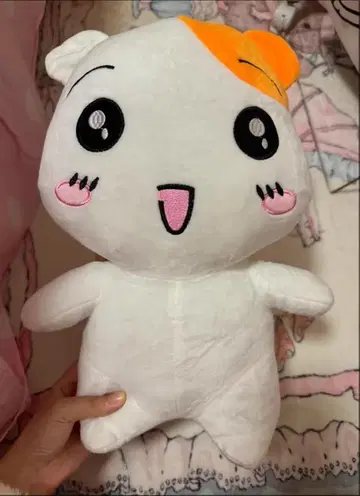 버츄얼 봉제 인형 화이트와 오렌지
