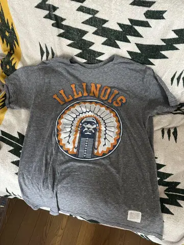 RETRO BRAND ILLINOIS 티셔츠 L 사이즈