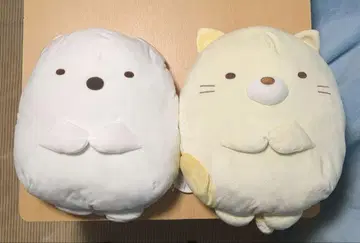 스밋코구라시 호코리 쿠션 시로쿠마 & 고양이