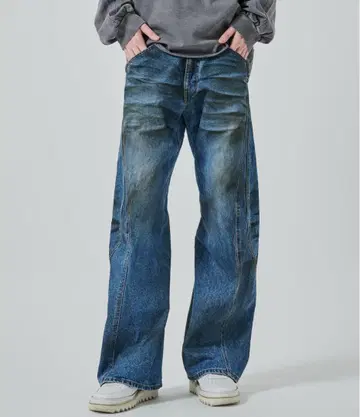 NVRFRGT 별주 3D TWISTED JEANS 2.0