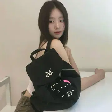 mucent 미니 백팩 베이지