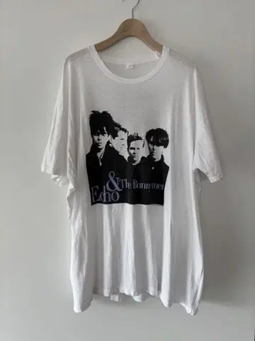 80년대 빈티지 Echo & The Bunnymen 티셔츠 XL