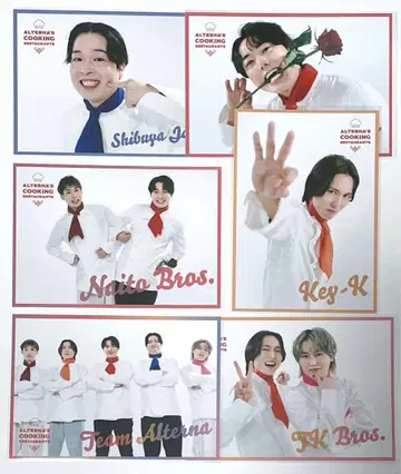 오루타나 채널 오루타나 카페 브로마이드 6장 세트
