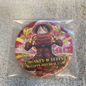 ONE PIECE 원피스 벌스데이 캔뱃지 루피 무기와라 스토어 한정판