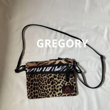 GREGORY 그레고리 레오파드 무늬 제브라 무늬 사코슈
