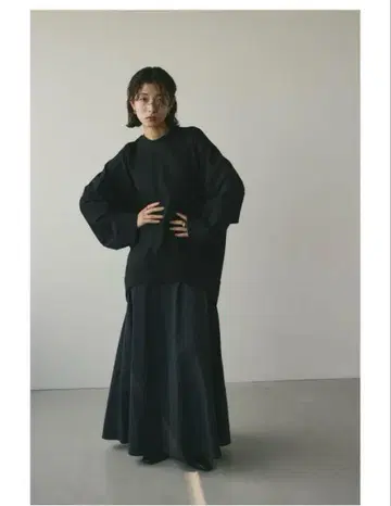스타일 믹서기 하이 라인 콤비네이션 원피스 M 블랙