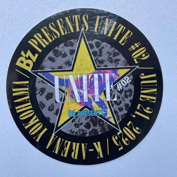 B'z UNITE 2 공연장 한정 굿즈 구매 혜택 스티커