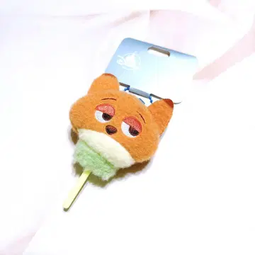 주토피아 봉제 인형 키링 키체인 코튼 캔디