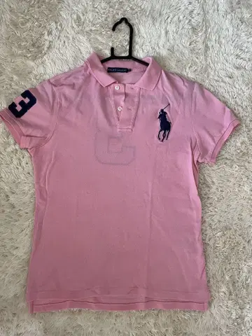 Ralph Lauren 핑크 피케 셔츠