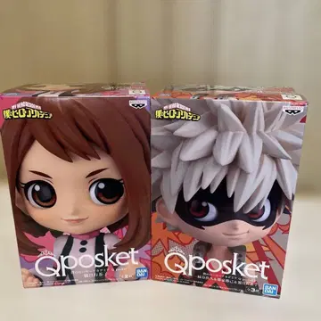 Qposket 바쿠고 카츠키 우라라카 오챠코 피규어 세트 미개봉품