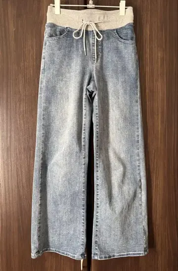 SCOTCLUB 드로스트 와이드 데님