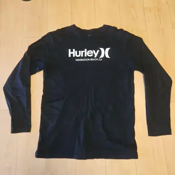 Hurley 블랙 긴팔 티셔츠 L