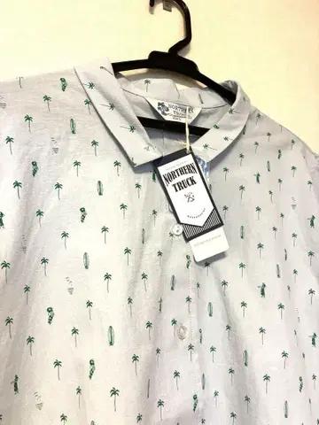 NORTHERN TRUCK 알로하 올 패턴 프린트 셔츠