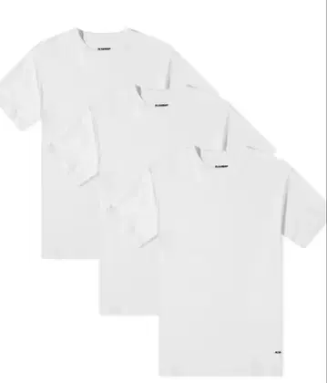 Jil Sander 질 샌더 로고 코튼 티셔츠 3종 세트