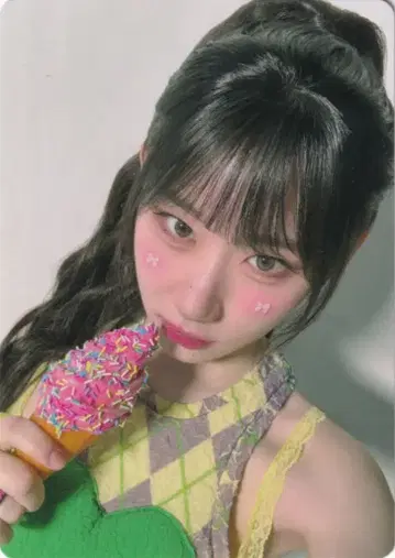 ITZY Algorhythm CHAERYEONG 트레이딩 카드 라키드로