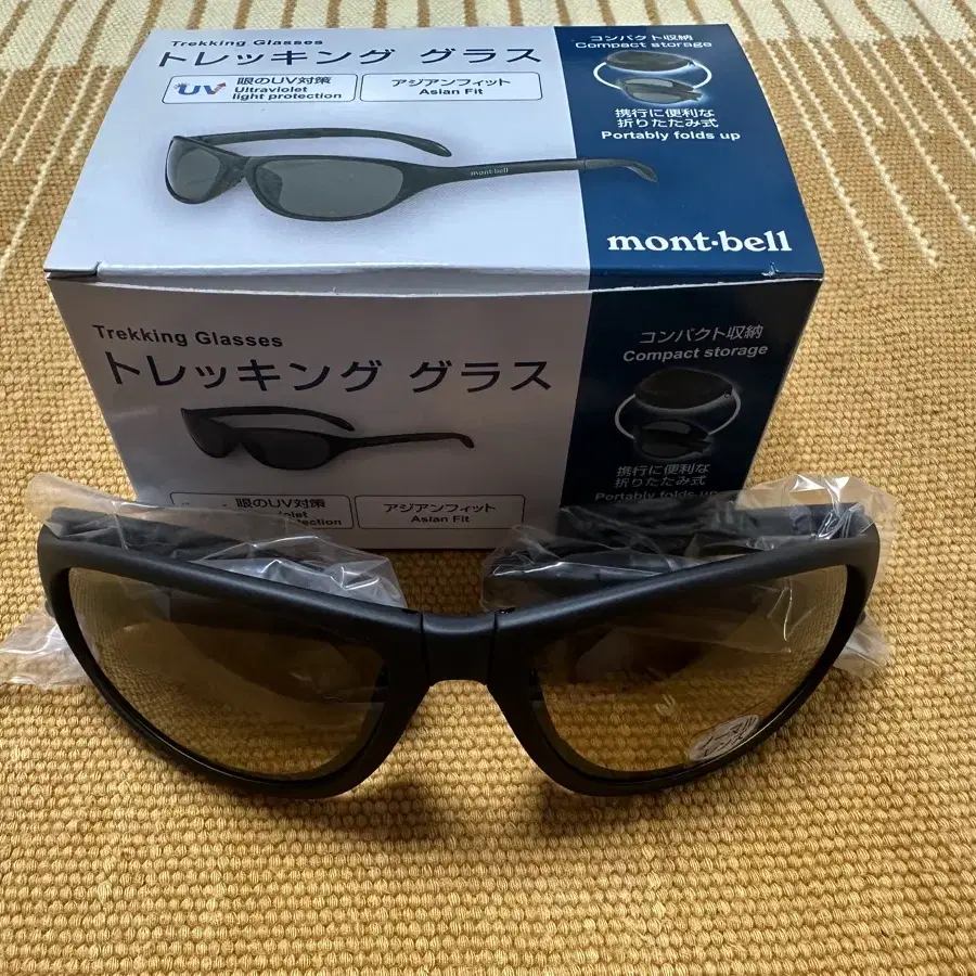 MONTBELL | 몽벨 Montbell Trekking Glasses Black Gray on