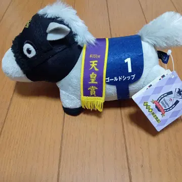 GEO 한정 상품 서러브레드 컬렉션 골드십 봉제 인형 약 15cm