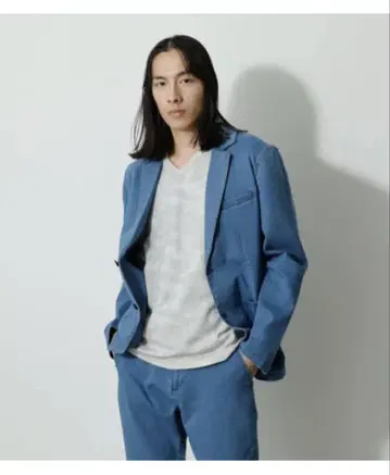AZUL by moussy 워셔블 데님 셋업 M 사이즈