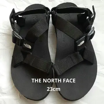 새상품급 노스페이스 블랙 스포츠 샌들 23cm