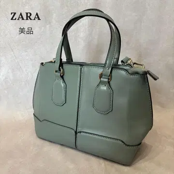 새상품급 ZARA 자라 인조 가죽 숄더백 그린