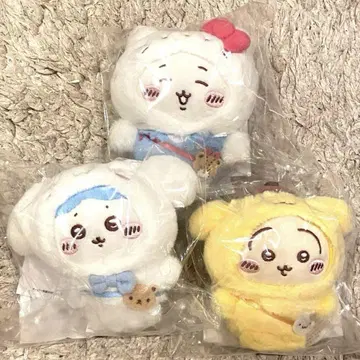 산리오 치이카와 (먼작귀) 마스코트 홀더 하치와레 토끼