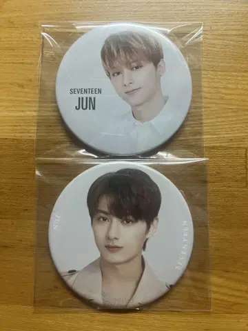 seventeen 준 캔뱃지 2개 세트