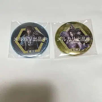 진삼국무쌍 8 메탈릭 캔뱃지 종회 룽첸