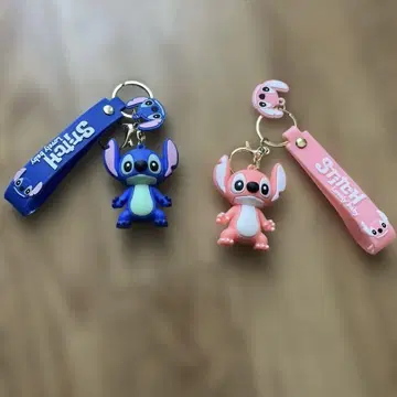 디즈니 리로와 스티치 키링 페어
