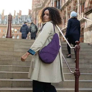 HELTHY BACK BAG 텍스처드 나일론 퍼플