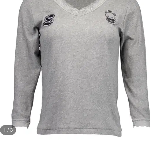 トップス shalom club I DON'T KNOW LACE TOP (GRAY) Shalom Club Lace Top #샬롬클럽,#샬롬클럽레이스탑 on Bunjang