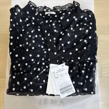 IENA 양류 프릴 핀턱 프렌치 블라우스