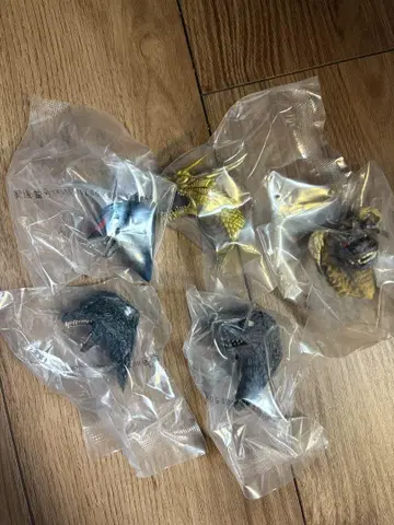 제일복권 고질라 대괴수열전 G 몬스터 헤드 마그넷 5종