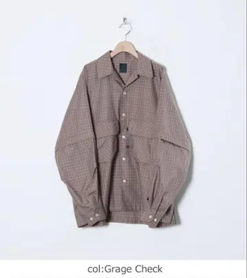 다이와 PIER39 오픈 카라 셔츠 2way 24ss