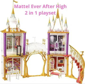 인형의 집 Mattel 2in1 castle play set