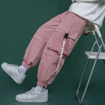 mushwear 카고 팬츠 핑크