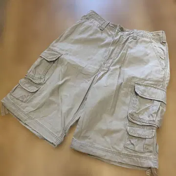 Abercrombie 베이지 카고 숏 팬츠 숏팬츠
