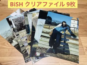 E) BiSH 클리어 파일 A3 9장 세트