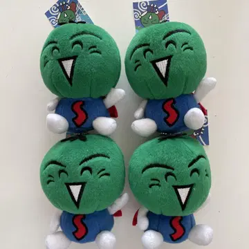 스다치 군 마스코트 봉제 인형 공 체인 도쿠시마현 유루 캐릭터 4개