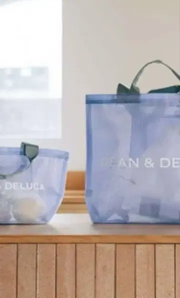S.L 세트 DEAN&DELUCA 메쉬 토트백