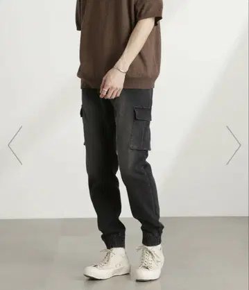 나노 유니버스 슬림 핏 조거 카고 팬츠 L 사이즈