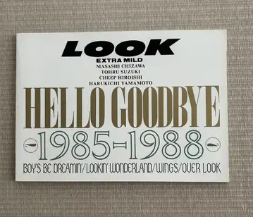 LOOK HELLO GOODBYE 투어 팸플릿