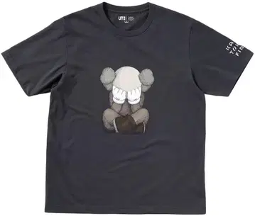 KAWS x 유니클로 도쿄 퍼스트 티 다크 그레이