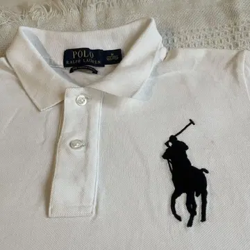 랄프 로렌 폴로 셔츠 화이트 빅 포니
